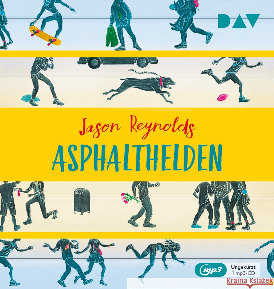 Asphalthelden, 1 Audio-CD, 1 MP3 Reynolds, Jason 9783742420039 Der Audio Verlag, DAV