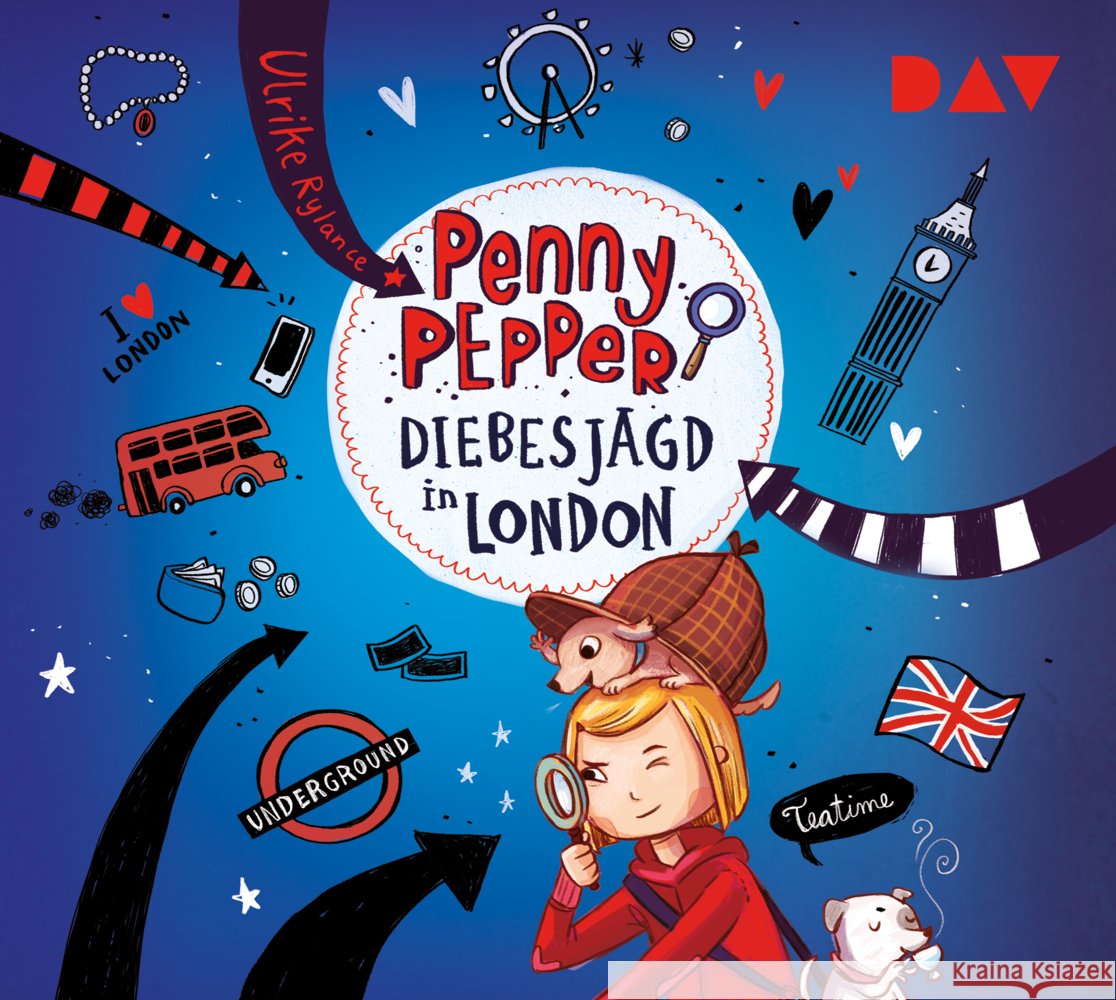 Penny Pepper - Teil 7: Diebesjagd in London, 1 Audio-CD Rylance, Ulrike 9783742420206 Der Audio Verlag, DAV