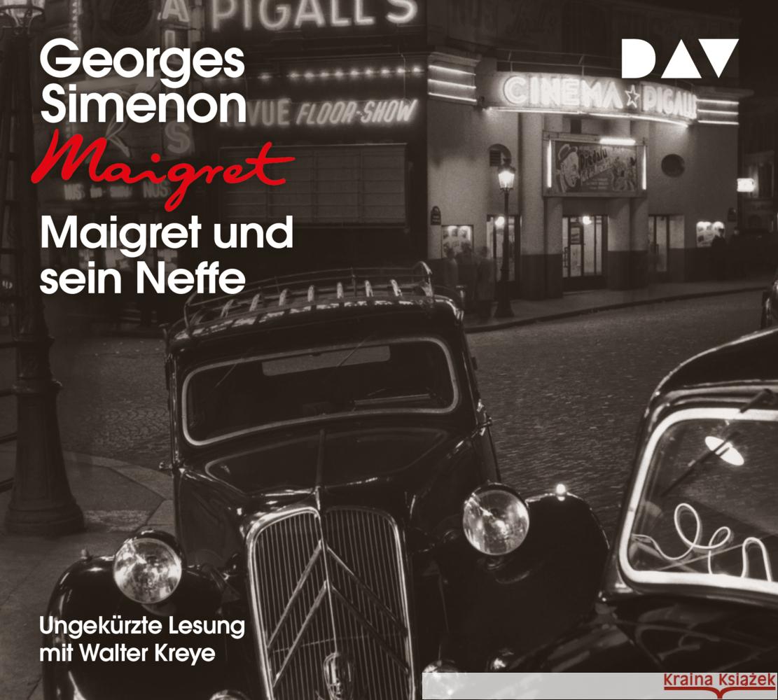 Maigret und sein Neffe, 4 Audio-CD Simenon, Georges 9783742420961 Der Audio Verlag, DAV