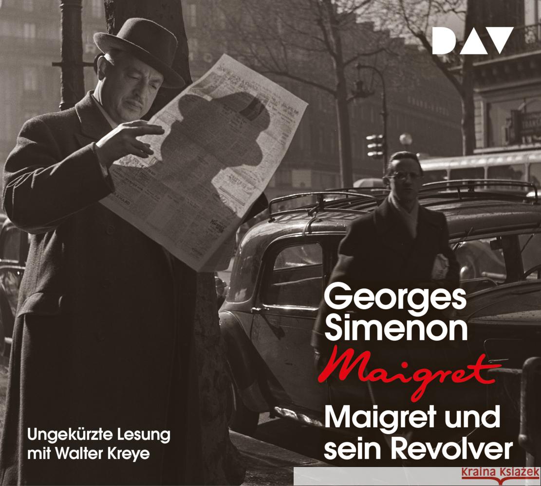 Maigret und sein Revolver, 4 Audio-CD Simenon, Georges 9783742420985 Der Audio Verlag, DAV