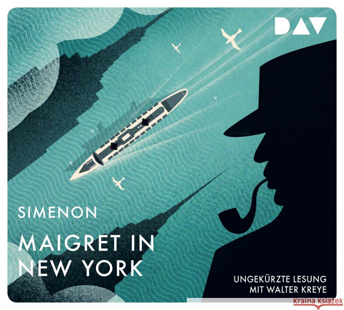 Maigret in New York, 4 Audio-CD Simenon, Georges 9783742421029 Der Audio Verlag, DAV