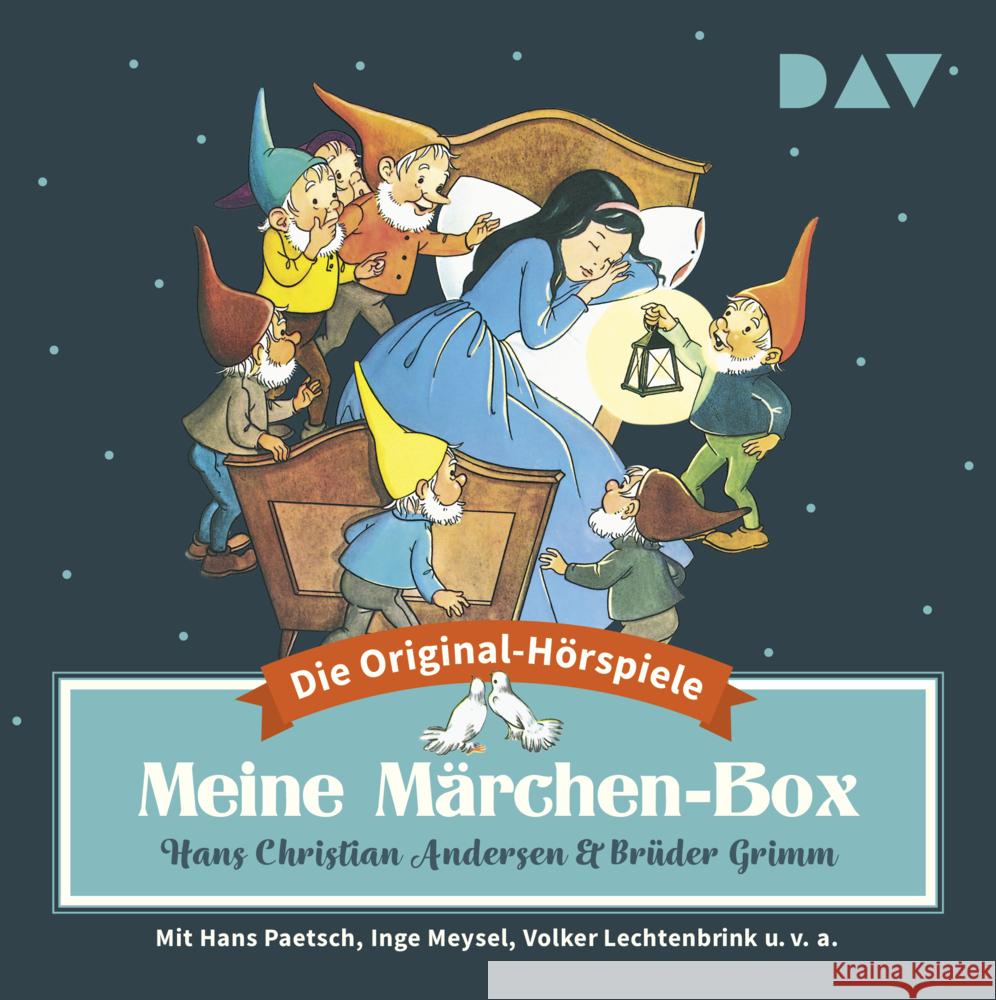 Meine Märchen-Box - Die 34 schönsten Märchen-Hörspiele, 6 Audio-CD Grimm, Jacob, Grimm, Wilhelm, Andersen, Hans Christian 9783742421265 Der Audio Verlag, DAV