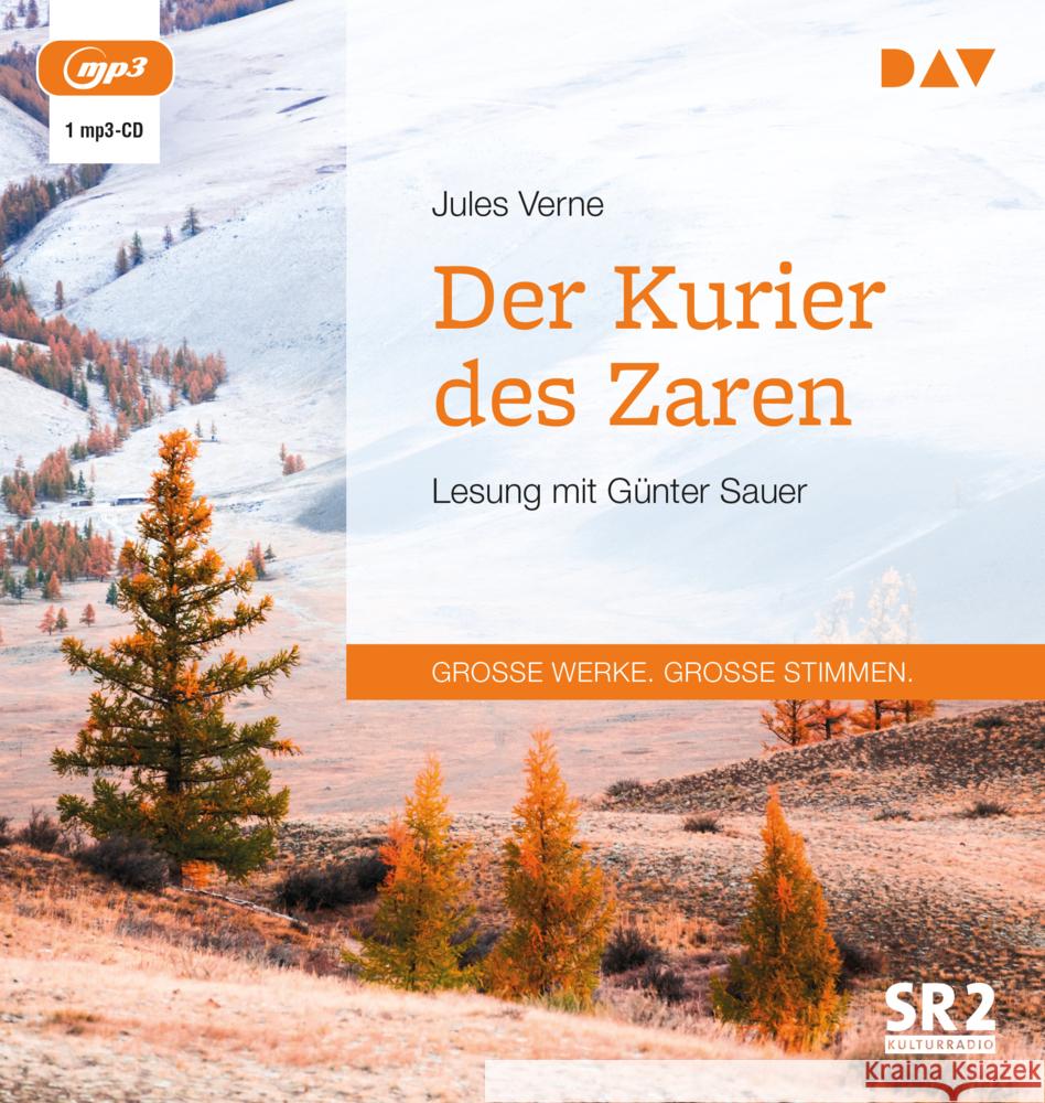 Der Kurier des Zaren, 1 Audio-CD, 1 MP3 Verne, Jules 9783742422514 Der Audio Verlag, DAV