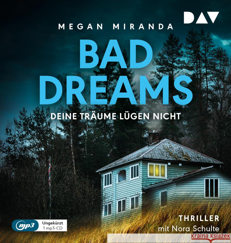 BAD DREAMS - Deine Träume lügen nicht, 1 Audio-CD, 1 MP3 Miranda, Megan 9783742422675 Der Audio Verlag, DAV