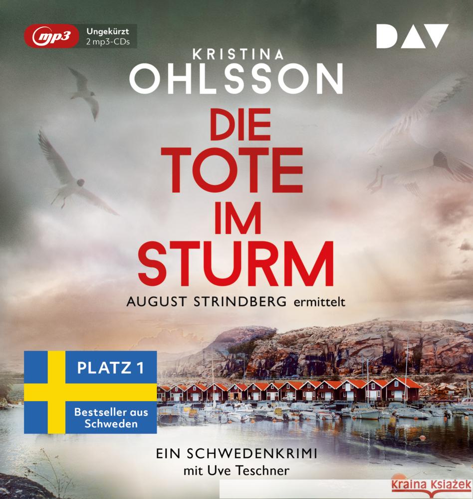 Die Tote im Sturm. August Strindberg ermittelt, 2 Audio-CD, 2 MP3 Ohlsson, Kristina 9783742424655 Der Audio Verlag, DAV