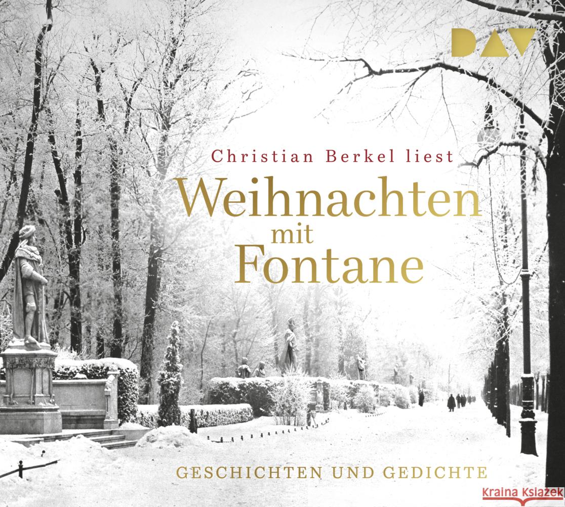 Weihnachten mit Fontane. Geschichten und Gedichte, 1 Audio-CD Fontane, Theodor 9783742424990 Der Audio Verlag, DAV
