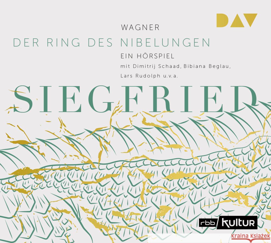 Siegfried. Der Ring des Nibelungen 3, 1 Audio-CD, 1 Audio-CD Wagner, Richard 9783742425584 Der Audio Verlag, DAV