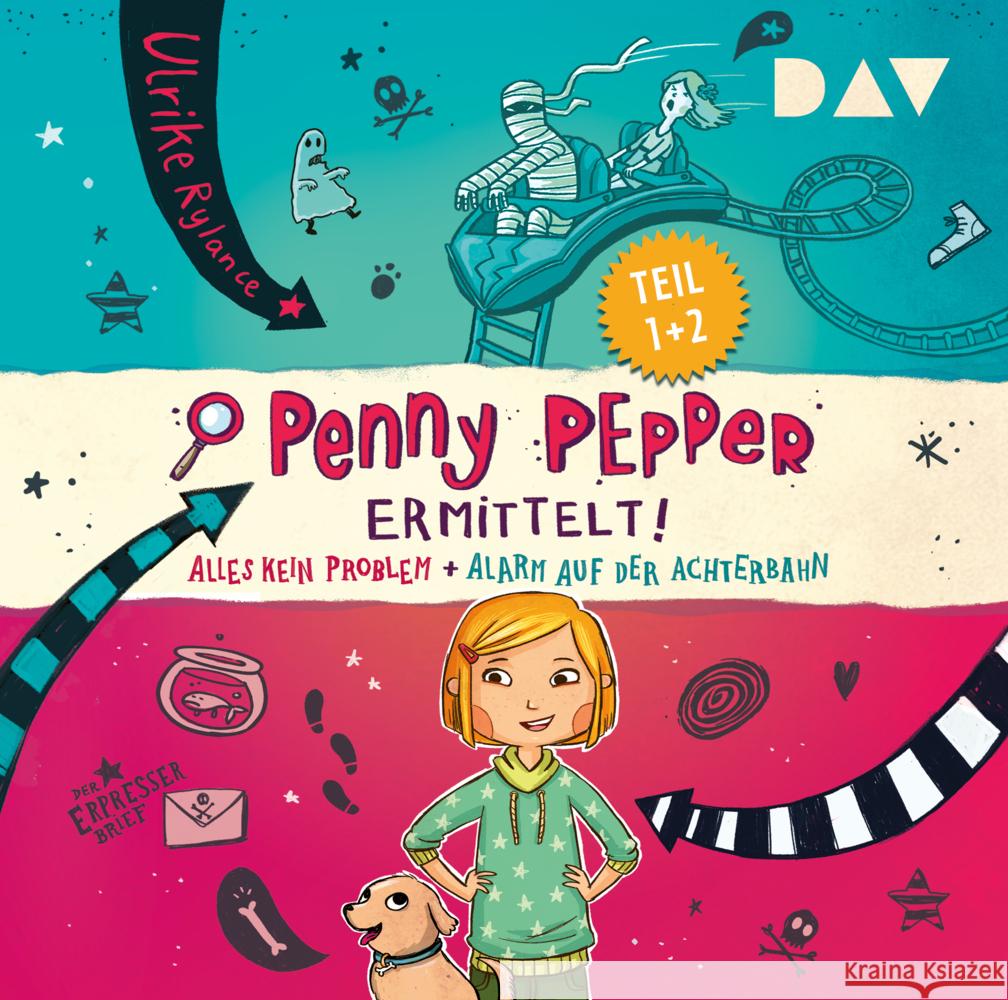 Penny Pepper ermittelt! Alles kein Problem + Alarm auf der Achterbahn, 2 Audio-CD Rylance, Ulrike 9783742425836