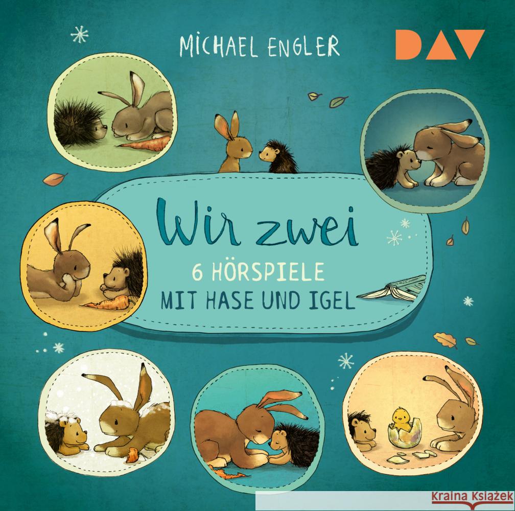 Wir zwei - 6 Hörspiele mit Hase und Igel, 1 Audio-CD Engler, Michael 9783742425881