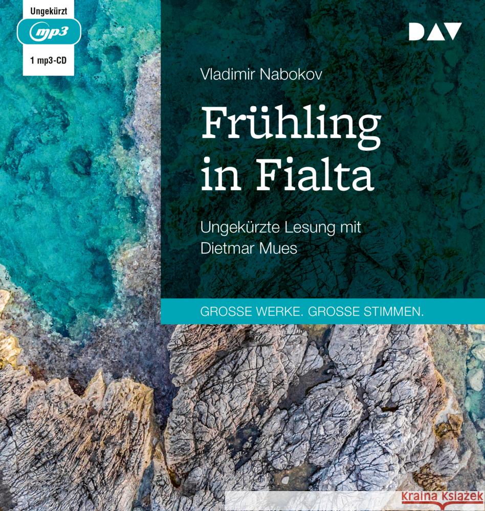 Frühling in Fialta, 1 Audio-CD, 1 MP3 Nabokov, Vladimir 9783742427694 Der Audio Verlag, DAV