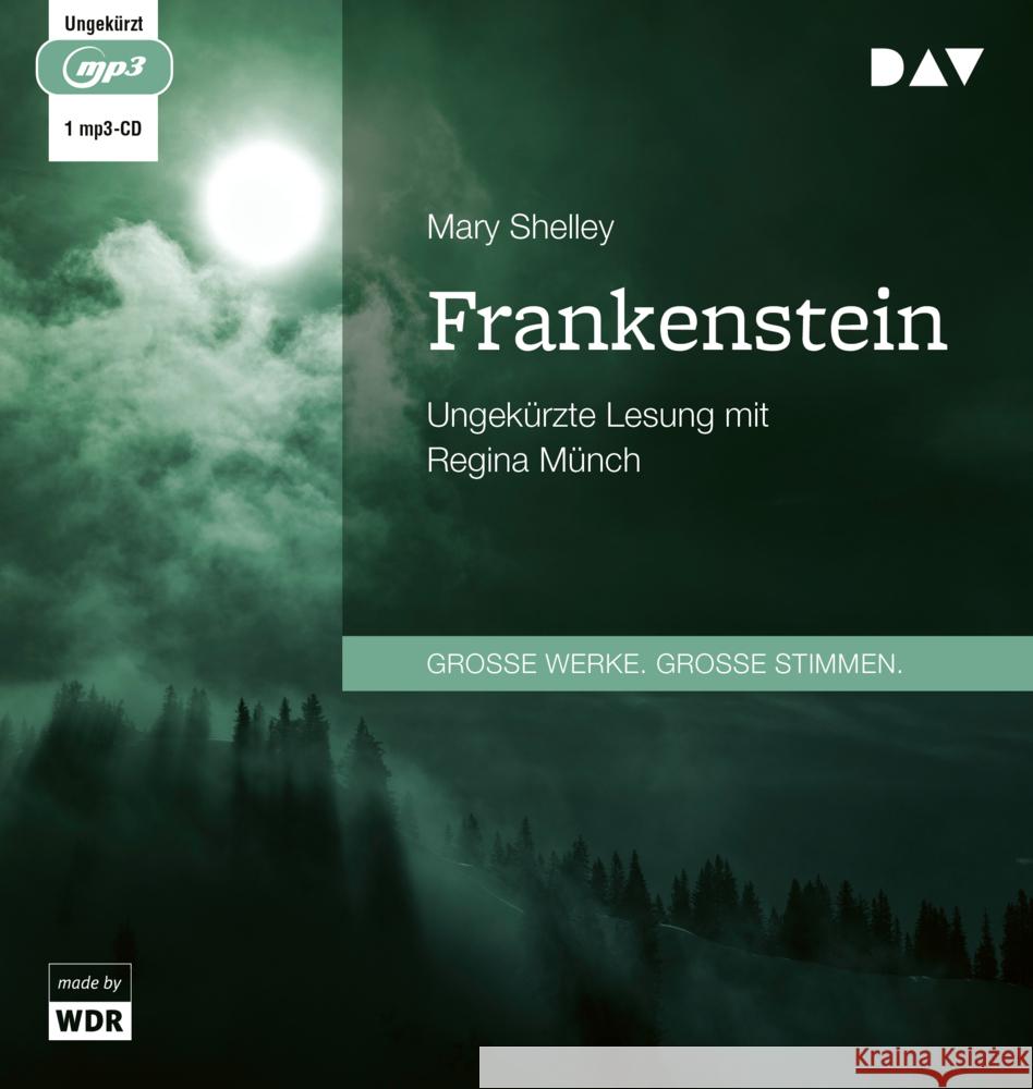 Frankenstein, 1 Audio-CD, 1 MP3 Shelley, Mary 9783742429995 Der Audio Verlag, DAV
