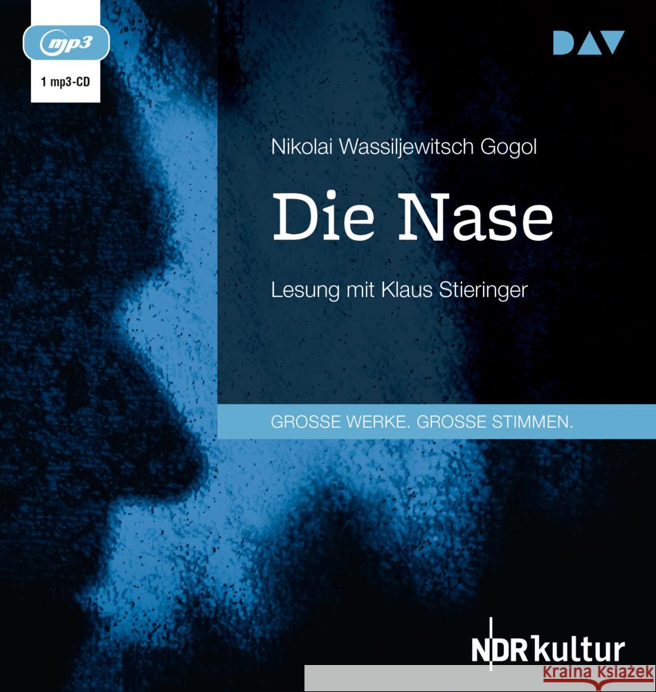 Die Nase, 1 Audio-CD, 1 MP3 Gogol, Nikolai Wassiljewitsch 9783742430298 Der Audio Verlag, DAV