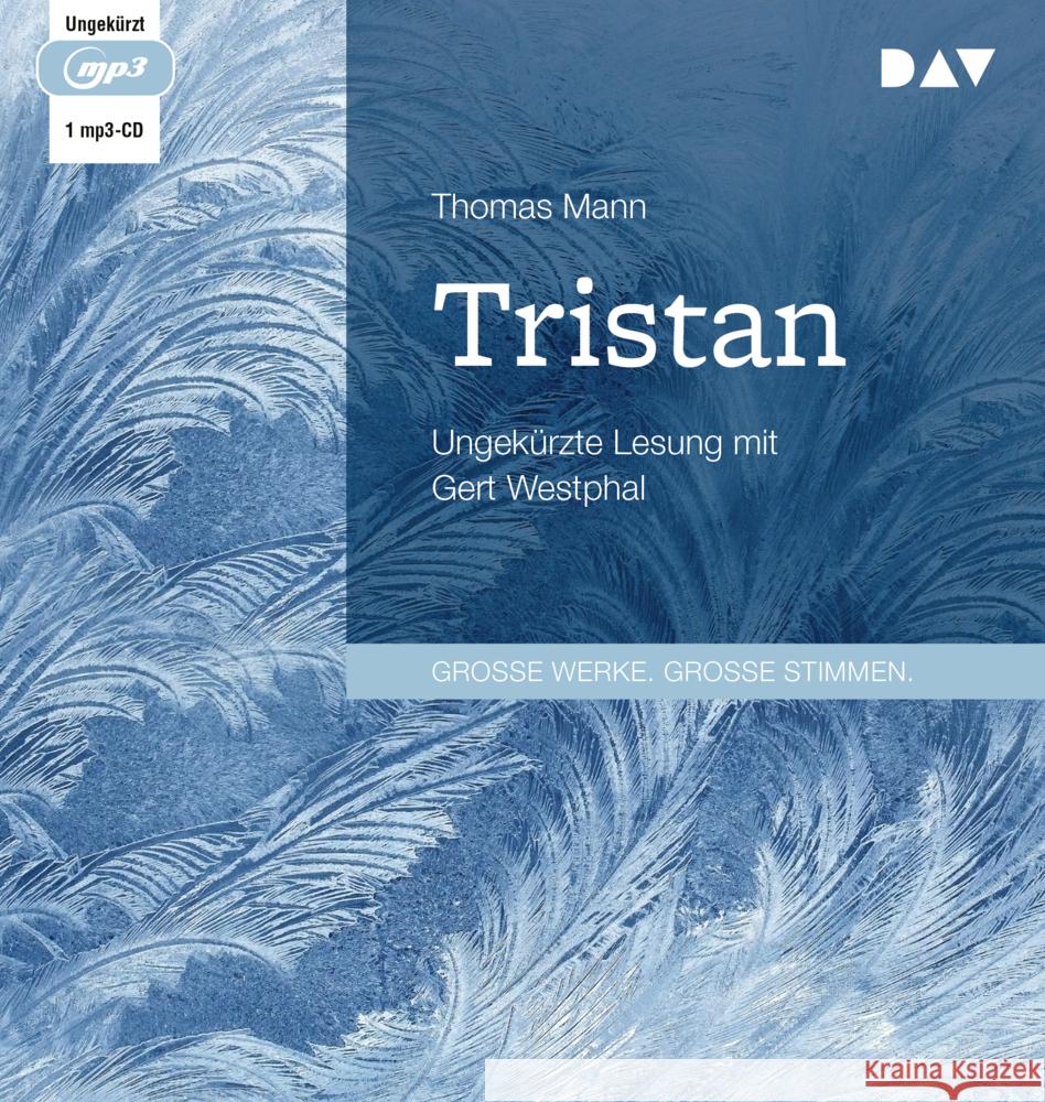 Tristan, 1 Audio-CD, 1 MP3 Mann, Thomas 9783742431158 Der Audio Verlag, DAV