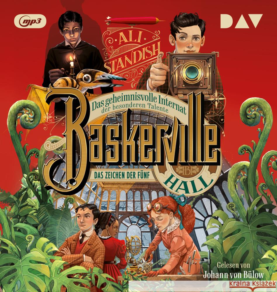 Baskerville Hall - Das geheimnisvolle Internat der besonderen Talente. Teil 2: Das Zeichen der Fünf, 1 Audio-CD, 1 MP3 Standish, Ali 9783742433091