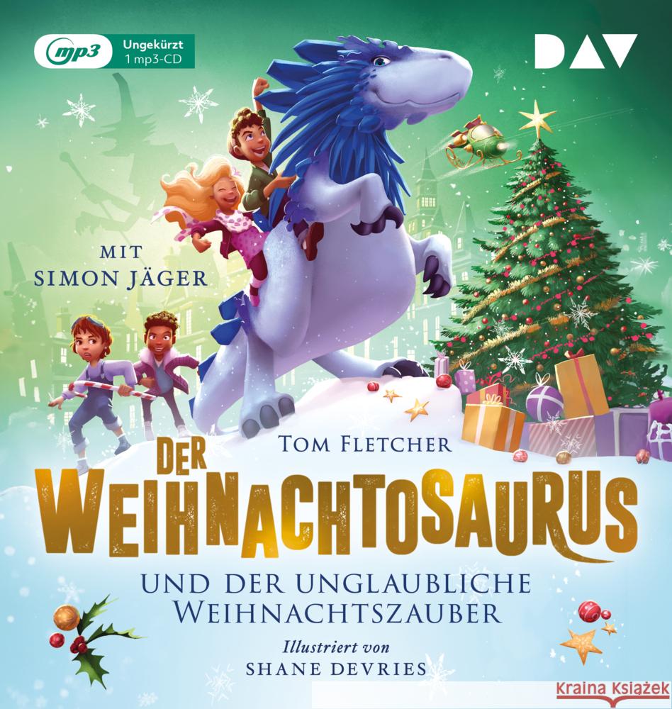 Der Weihnachtosaurus und der unglaubliche Weihnachtszauber (Teil 4), 1 Audio-CD, 1 MP3 Fletcher, Tom 9783742433114 Der Audio Verlag, DAV