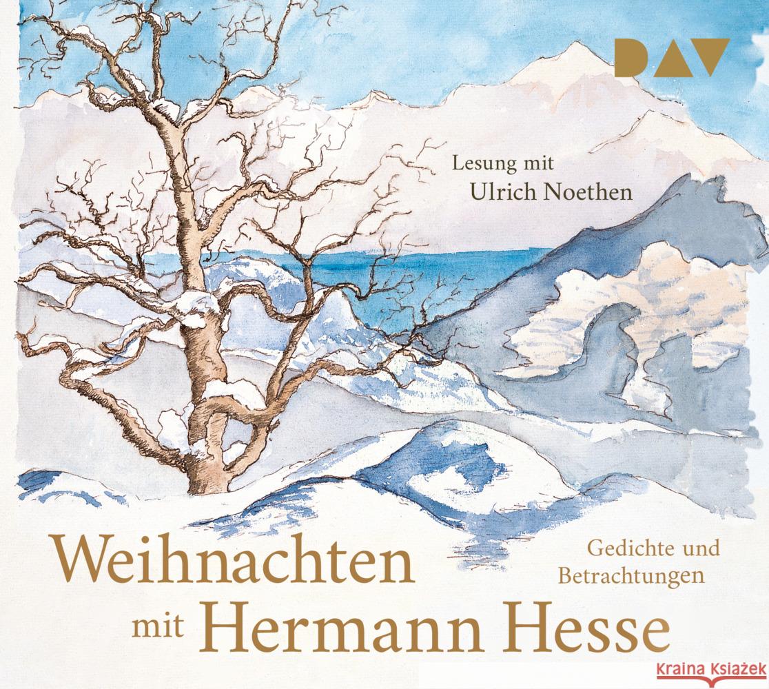 Weihnachten mit Hermann Hesse. Gedichte und Betrachtungen, 1 Audio-CD Hesse, Hermann 9783742433145 Der Audio Verlag, DAV