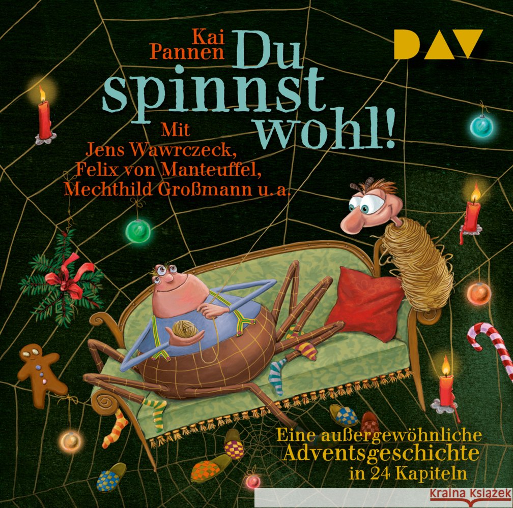 Du spinnst wohl! Eine außergewöhnliche Adventsgeschichte in 24 Kapiteln, 2 Audio-CD Pannen, Kai 9783742433824 Der Audio Verlag, DAV