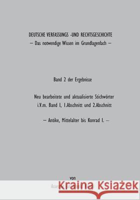 Deutsche Verfassungs- und Rechtsgeschichte: Band 2 der Ergebnisse Kirsch, Arnold 9783743120778 Books on Demand