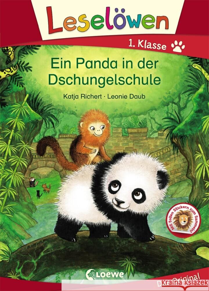 Leselöwen 1. Klasse - Ein Panda in der Dschungelschule : Erstlesebuch für Kinder Richert, Katja 9783743206618 Loewe Verlag