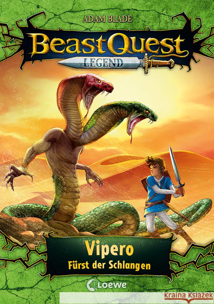 Beast Quest Legend (Band 10) - Vipero, Fürst der Schlangen Blade, Adam 9783743208018 Loewe