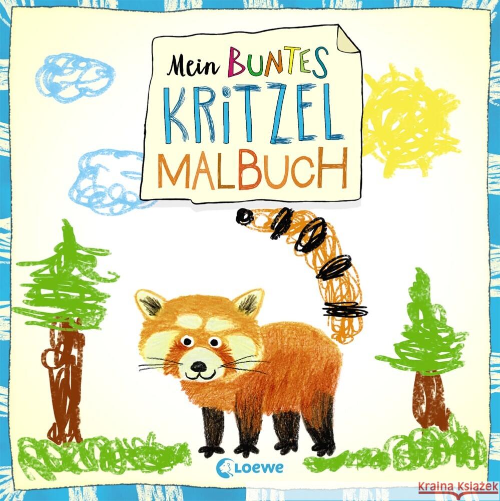 Mein buntes Kritzel-Malbuch (Roter Panda) Pautner, Norbert 9783743208650
