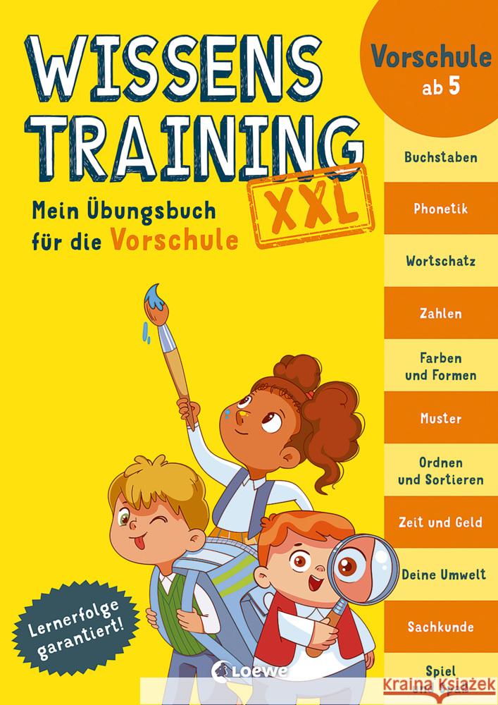 Wissenstraining XXL - Mein Übungsbuch für die Vorschule Trumbauer, Lisa 9783743213135 Loewe