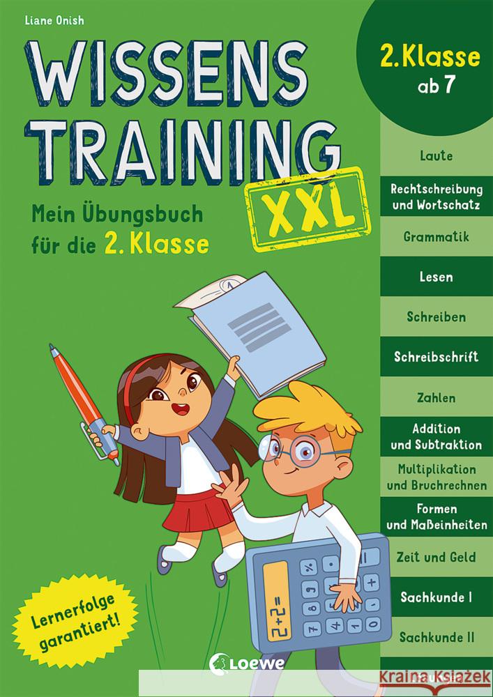 Wissenstraining XXL - Mein Übungsbuch für die 2. Klasse Onish, Liane 9783743213142