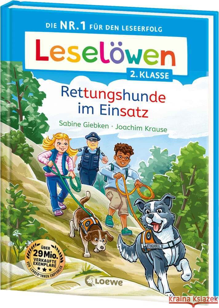 Leselöwen 2. Klasse - Rettungshunde im Einsatz Giebken, Sabine 9783743217461 Loewe
