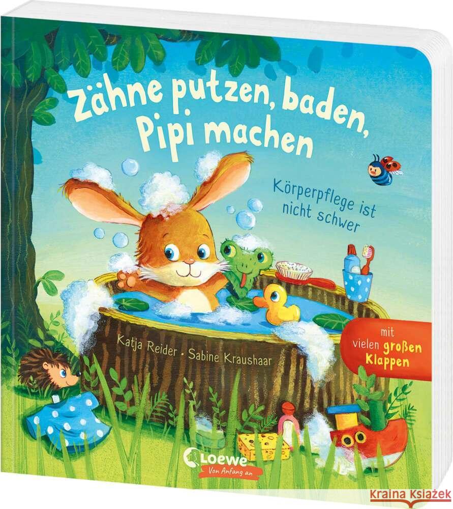 Zähne putzen, baden, Pipi machen - Körperpflege ist nicht schwer Reider, Katja 9783743217782