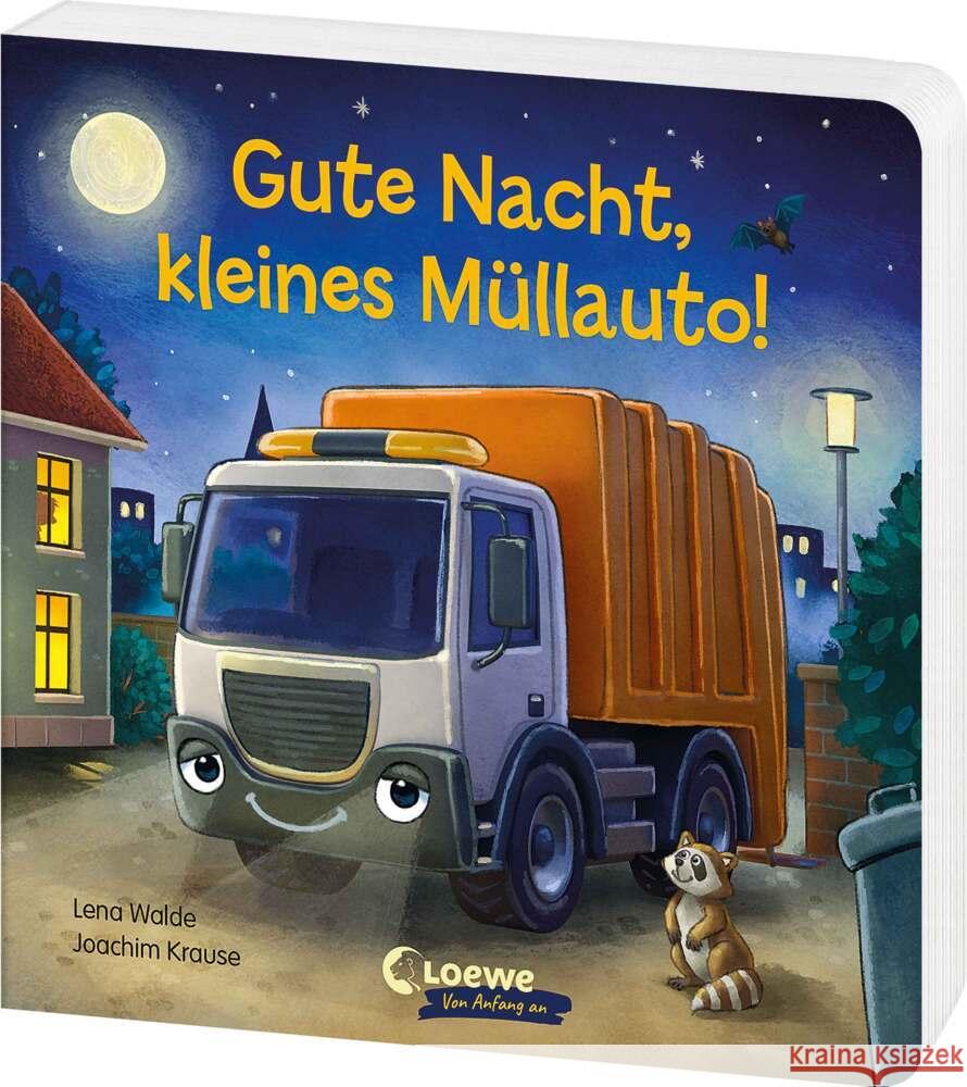Gute Nacht, kleines Müllauto! Walde, Lena 9783743219144 Loewe