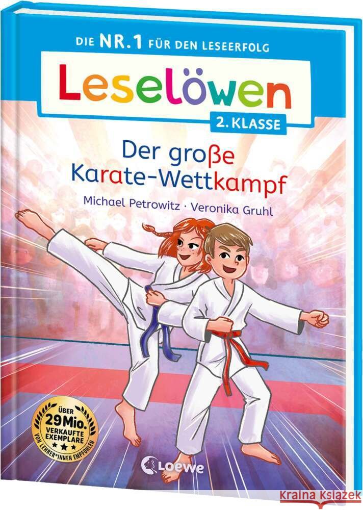 Leselöwen 2. Klasse - Der große Karate-Wettkampf Petrowitz, Michael 9783743220751 Loewe