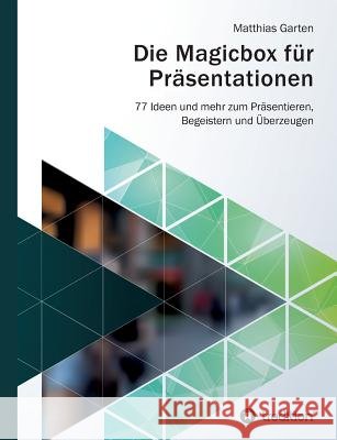 Die Magicbox für Präsentationen Garten, Matthias 9783743965102