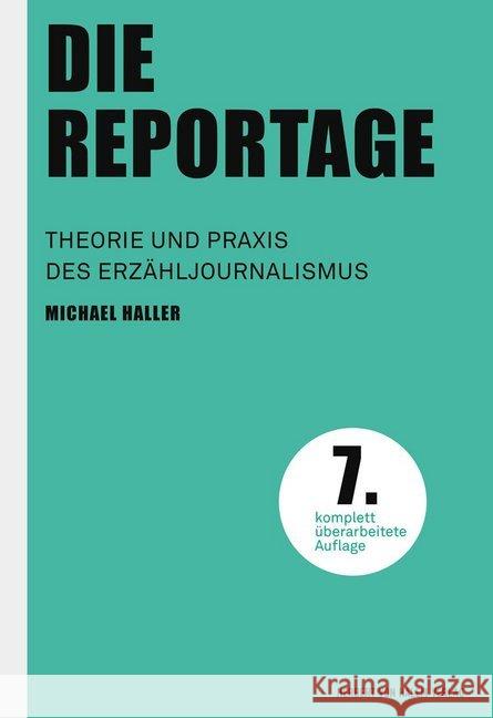 Die Reportage Haller, Michael 9783744520003