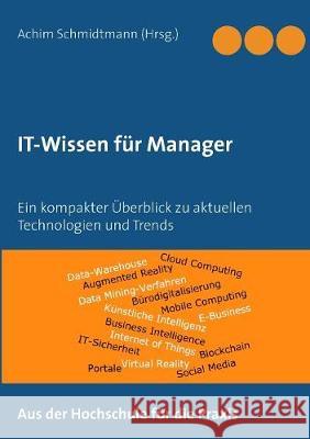 IT-Wissen für Manager: Ein kompakter Überblick zu aktuellen Technologien und Trends Schmidtmann, Achim 9783744872973