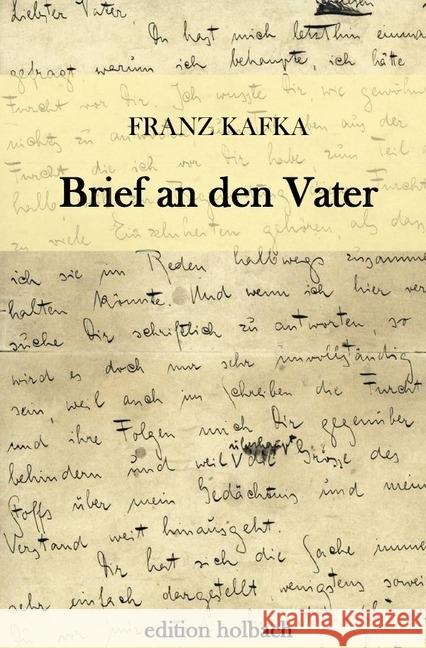 Brief an den Vater Kafka, Franz 9783745025101