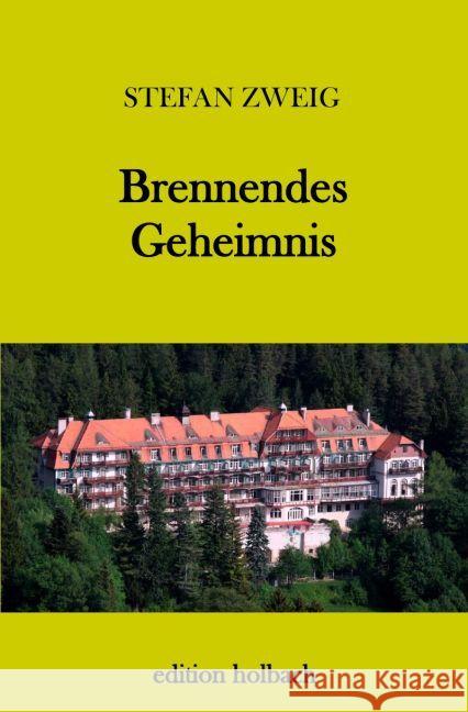Brennendes Geheimnis Zweig, Stefan 9783745051902 epubli