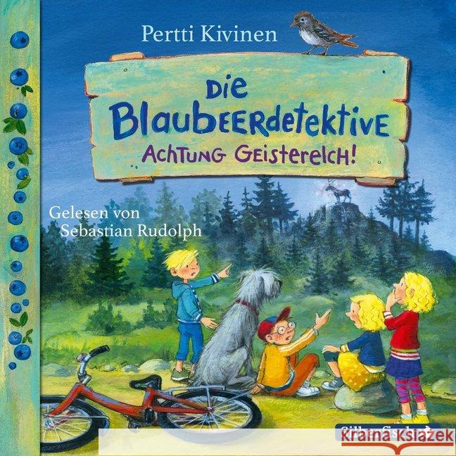Die Blaubeerdetektive - Achtung Geisterelch!, 2 Audio-CDs : 2 CDs, Lesung. CD Standard Audio Format. Gekürzte Ausgabe Kivinen, Pertti 9783745600476