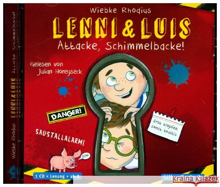 Lenni und Luis - Attacke, Schimmelbacke!, 1 Audio-CD : 1 CD, Lesung. CD Standard Audio Format. Gekürzte Ausgabe Rhodius, Wiebke 9783745601176