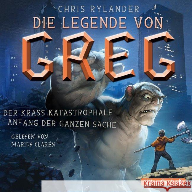 Die Legende von Greg - Der krass katastrophale Anfang der ganzen Sache, 4 Audio-CDs : 4 CDs, Lesung. CD Standard Audio Format. Gekürzte Ausgabe Rylander, Chris 9783745601190 Silberfisch