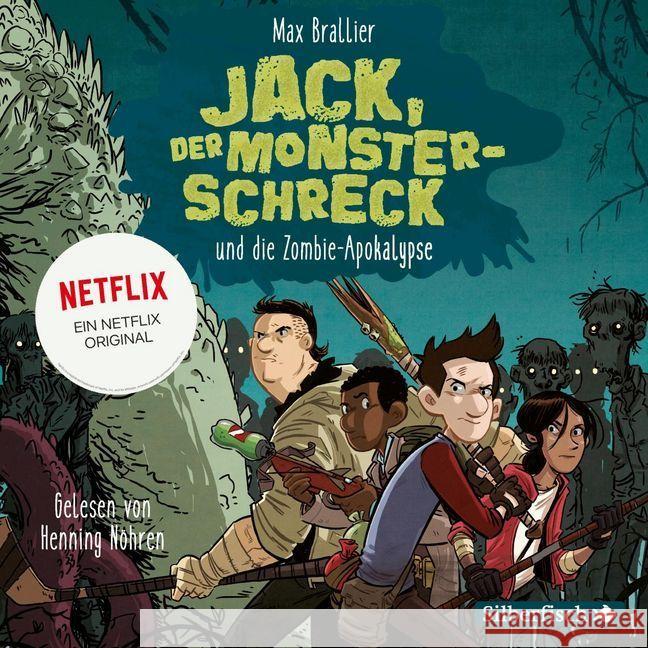 Jack, der Monsterschreck, und die Zombie-Apokalypse, 2 Audio-CD : Ein Netflix-Original: 2 CDs, Lesung. CD Standard Audio Format. Gekürzte Ausgabe Brallier, Max 9783745601497