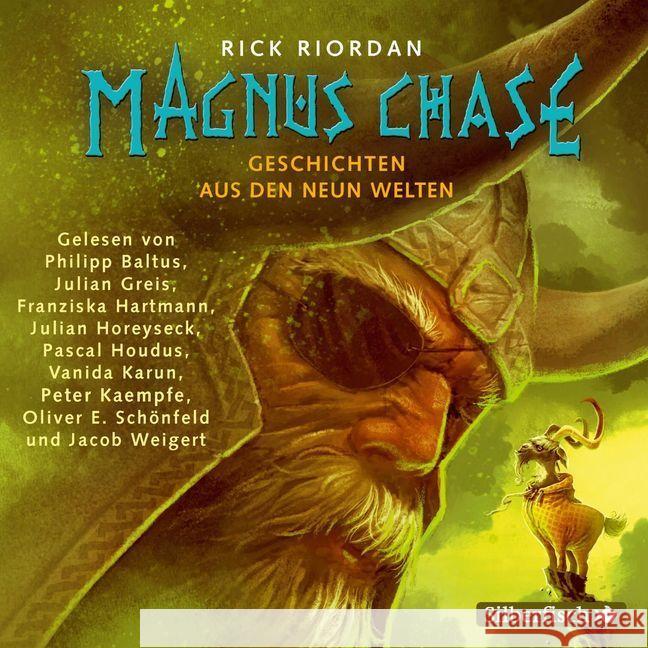 Magnus Chase - Geschichten aus den neun Welten, 3 Audio-CD : 3 CDs, Lesung. CD Standard Audio Format. Ungekürzte Ausgabe Riordan, Rick 9783745601534 Silberfisch