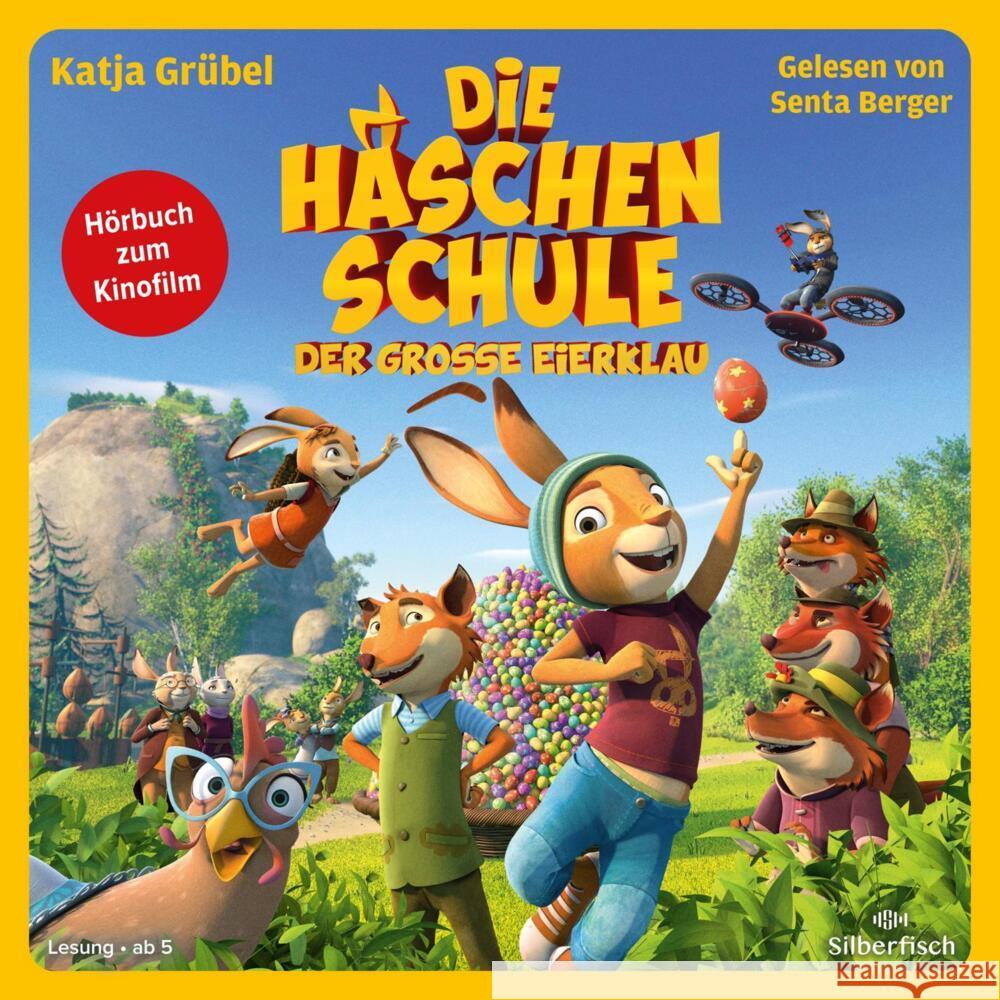 Die Häschenschule - Der große Eierklau, 2 Audio-CD Grübel, Katja 9783745603422 Silberfisch