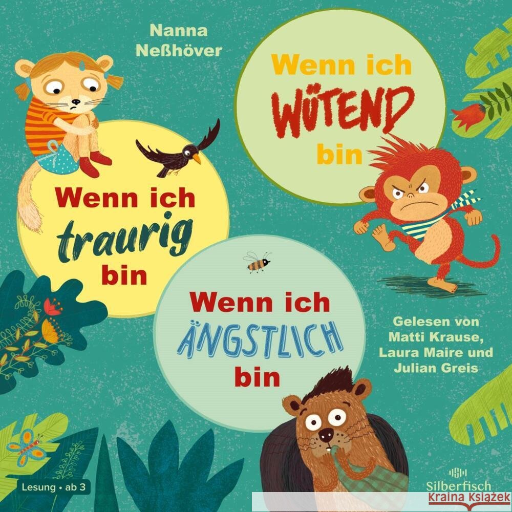 Wenn ich wütend bin, 1 Audio-CD Neßhöver, Nanna 9783745603552