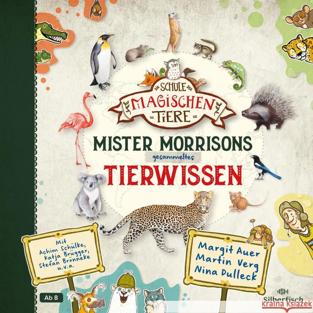 Mister Morrisons gesammeltes Tierwissen, 4 Audio-CD Auer, Margit, Verg, Martin 9783745604122 Silberfisch