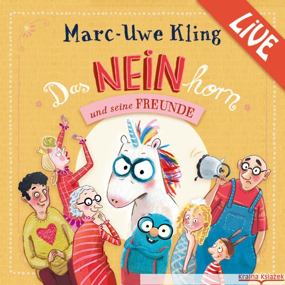 Das NEINhorn und seine Freunde - Marc-Uwe Kling liest live, 3 Audio-CD Kling, Marc-Uwe 9783745605112