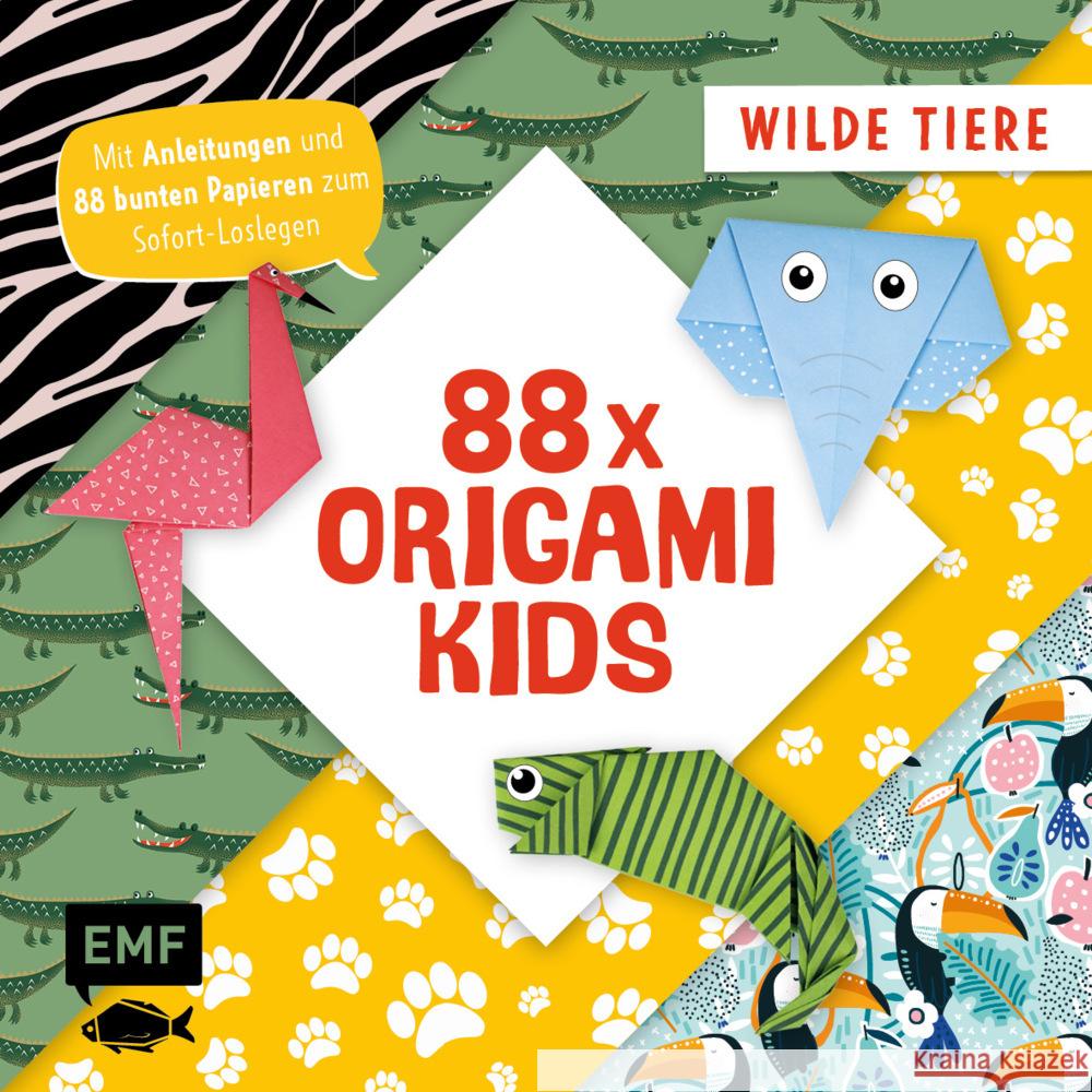 88 x Origami Kids - Wilde Tiere Precht, Thade 9783745915792