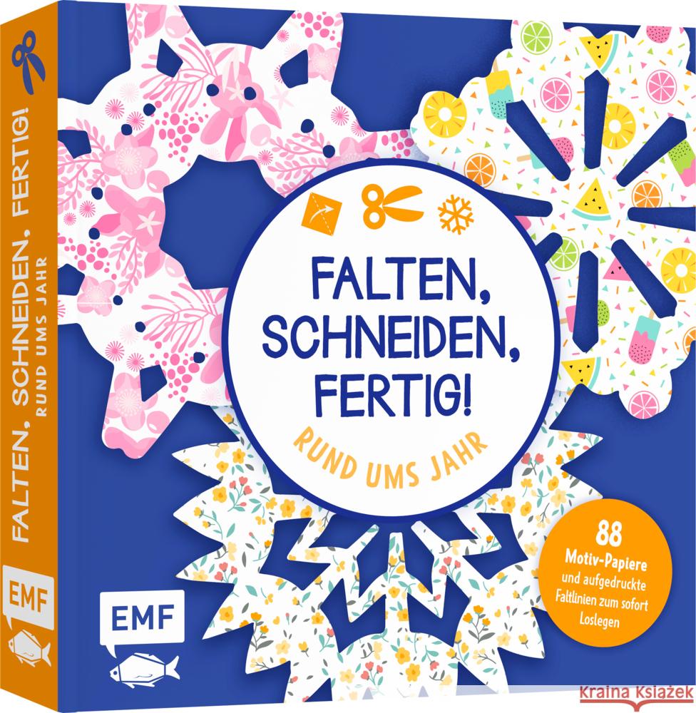 Bastelblock: Falten, Schneiden, fertig! Rund ums Jahr Mielkau, Ina 9783745917543 Edition Michael Fischer