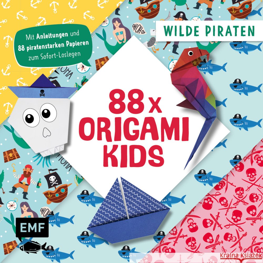 88 x Origami Kids - Wilde Piraten Precht, Thade 9783745917963 Edition Michael Fischer