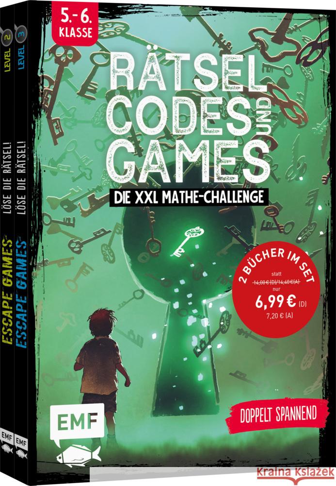 Rätsel, Codes und Games - Die XXL Mathe-Challenge für die 5. und 6. Klasse Monhard, Mallory, Durand, Arnaud, Durand, Julien 9783745922615