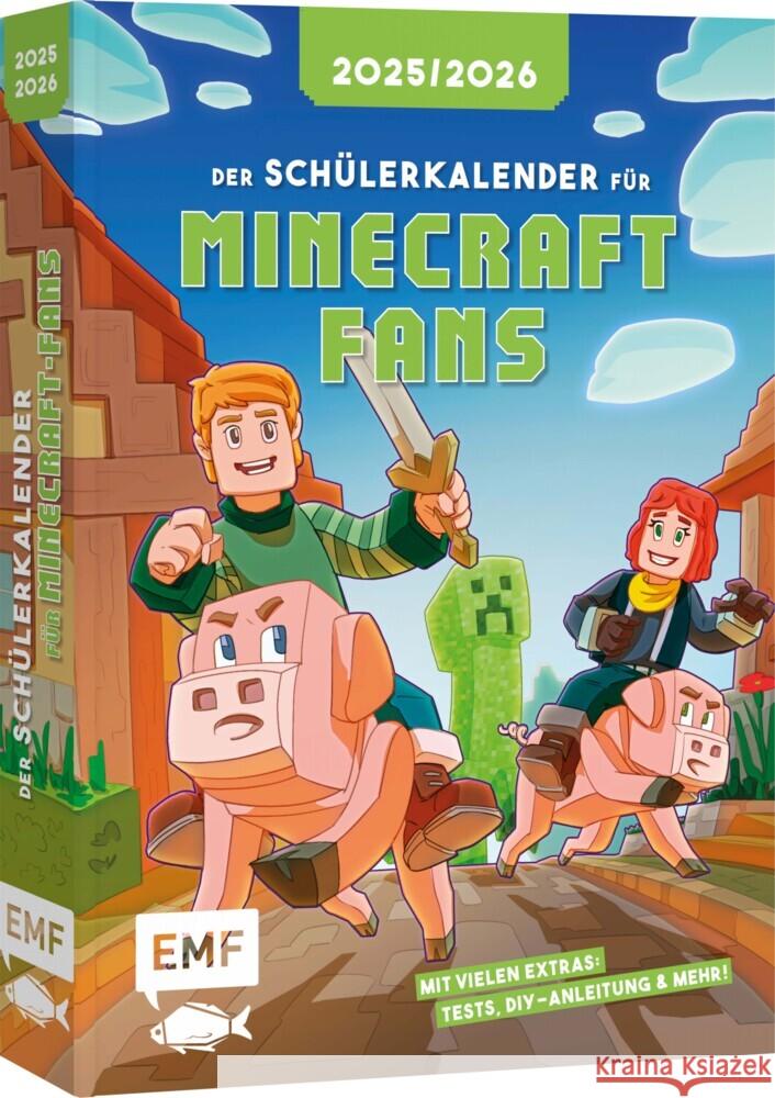 Der Schülerkalender für Minecraft-Fans 2025/2026 Schröer, Silvia, Schröer, Niklas 9783745924862